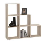 FMD furniture Biombo de Madera aglomerada, Roble NB, Aprox. 104,5 x 108 x 33 cm