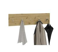 FMD Möbel Belm 8 Artisan Roak NB - Panel de Perchero Rectangular (Madera, 8 Unidades)
