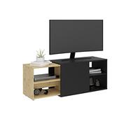 FMD Möbel Calicosy Meube TV modulable 4 estantes - Panel de Madera Compuesto de melamina - Estilo Discreto y Sencillo - para salón - 194,5 cm x 39,9 cm x 49,2 cm