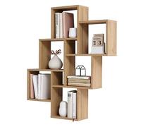 FMD Möbel Estantería de Pared, Tabla de Madera aglomerada, ca. 81,2 x 94,3 x 15,7 cm