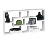 FMD Möbel Furniture Estante de Pared de Madera, Blanco