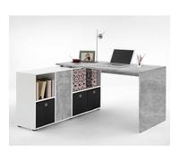 FMD Möbel LEXO/Lex Escritorio de Madera hormigón LA Rectangular
