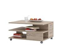 FMD Möbel Mesa de Centro Pia, 92x44,5x60 cm, Roble