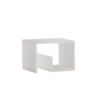 FMD Möbel Mike Mesa Auxiliar, Madera contrachapada, Blanco, 59x36x38 cm
