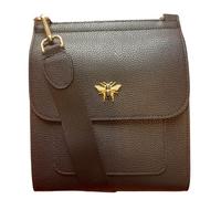 FMG Alice Wheeler - Bolso cruzado de piel vegana, Black, One Size