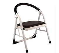 FMHCTN Silla de Oficina Plegable para el hogar, Estructura de Acero, Silla de Escalera Interior Engrosada, Silla de salón para reuniones, Silla de Entrenamiento (Color: Negro) (Negro) interesting