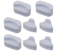 FMHXG 2 juegos de camiones planos computarizados, tamaño de ángulo, 2 unidades cada uno 0318 sincronizado, almohadilla de goma para máquina de coser industrial, soporte de goma absorbente de golpes