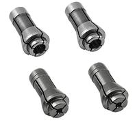 FMHXG 4 abrazaderas para máquina de molienda, mandril de grabado, piezas de repuesto de 3 mm/6 mm, adaptador de pinza de sujeción para máquina de moler, vástago de 1/4 y 1/8 pulgadas