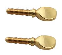 FMHXG de tornillos para cuello de saxofón, 2 unidades, tornillos receptores de cuello de saxofón, tornillo de apriete, accesorio de instrumento de viento de madera, dorado