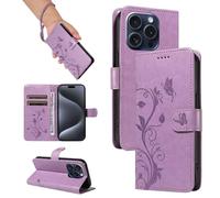 FMPCUON Compatible con Samsung Galaxy J3 2016/J310 Funda, Funda Libro de Cuero con Ranura para Tarjeta y Magnético Función del Stent Wallet Flip Caso Cubierta Case Carcasa para, Morado