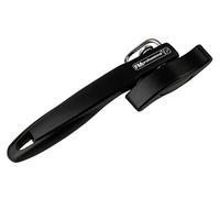 FMprofessional Abrelatas con parte funcional de acero inoxidable de alta calidad, práctico abrelatas de chapa, abridor de tapas duradero, abridor de alta calidad (color negro)