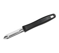 FMProfessional Pela Patatas Chef, polipropileno, acero inoxidable, color negro e inox. 1 ud.