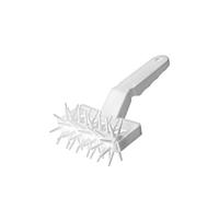 FMProfessional Rodillo Punteador 21Cm, polipropileno, color blanco. 1 ud.