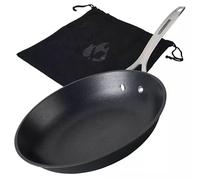 FMprofessional Sartén Force de hierro fundido de 28 cm - Sartén antiadherente de alta calidad - Apta para todo tipo de fuegos (también inducción) - 29 x 49 x 8,3 cm aprox