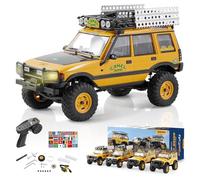 FMS 1/24 RC Crawler RC Modelo FCX24M Land Rover Family Licensed Camel Trophy Edition 4WD RC Rock Truck 2.4Ghz Hobby Grade RC Car Model Mini Remote Control Car Off Road Vehicle Discovery