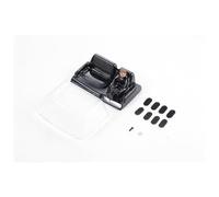 FMS Simulation Mini cabina y conductor Un conjunto de decoración falsos accesorios para FCX18 RC Crawler Car 1:18 Chervolet K10
