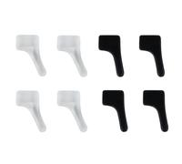 FmtwPhn Agarre de silicona para la oreja,Ganchos de silicona para la oreja,4 pares de pinzas antideslizantes para orejas - Retenedor cómodo de la manga de las puntas de las patillas de las gafas para