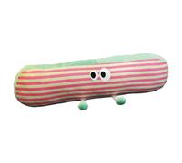 FmtwPhn Almohada para el cuerpo, almohada larga de 90 cm, a rayas, cojín lumbar, almohadas largas para , almohada decorativa cómoda para dormitorio