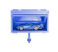 FmtwPhn Autogarage Schlüsselhalter Mit Tür Zum Öffnen, 3D Schlüsselhalter Wandhalterung, H-otwheels Autogarage Mit Öffnender Tür, Interaktive Lösung, Stabiles Material, Lustiger Schlüssel-Organizer