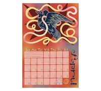 FmtwPhn Calendario 2026,Divertido Pintado Planificador Diario Semanal - Año Del Caballo Calendario De Pared - Para Decoración Hogar Oficina Escuela Familiar Planificación De Citas Año Nuevo