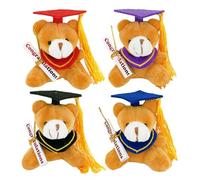 FmtwPhn De Peluche | Conjunto De Muñeco De Graduación,Muñeco Animal con Sombrero Decoración Colgante para Niños Jardín Infantil Escuela Primaria Universidad Amigos