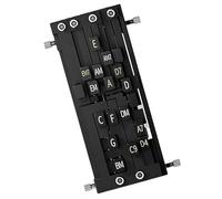 FmtwPhn Entrenador de acordes de guitarra,Prensador de acordes de guitarra,Ayudas para el entrenamiento de guitarra multiusos para principiantes | Ayudante de acordes fácil de usar, material didáctico