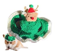 FmtwPhn Gorro para Perro,Lindo Accesorio para Fotos De Alce Suave Y Tejido - Gorro De Navidad para Gatos - para Fiesta Noche Invierno Niños Chicos Chicas Jóvenes Familia Amigos