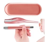 FmtwPhn Juego de herramientas para cucharas para orejas, excavadora de púas para orejas | Cuchara de limpieza de oídos LED de doble extremo - Cuchara para cerumen de doble extremo, juego de cucharas