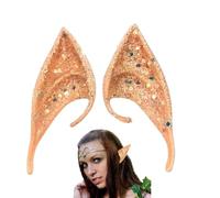 FmtwPhn orejas de hada | Orejas de hadas de vampiros elfos de Halloween - Orejas de hadas de vampiro elfo para niños, puños de oreja suaves lavables, disfraz para accesorios de disfraces, Navidad