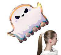 FmtwPhn Pinzas de garras para cabello grueso, pinzas para cabello grueso - Pinza de pelo fantasma de dibujos animados, bonitos accesorios para el pelo, pequeños y versátiles con cabezas de Halloween