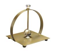 FmtwPhn Servilletero Bola de Cristal Servilletero para Mesa - Ligero Lujoso Cristal Bola de Cristal Portapañuelos de Metal - Servilletero de Papel Servilletero Decorativo