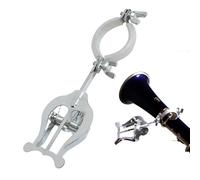 FmtwPhn Soporte para clarinete Lyre, soporte de música Lyre para clarinete, trombón, oboe, metal, soporte de lira musical, accesorio portátil para principiantes para instrumentos