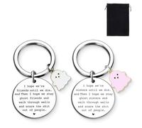 FMYODWU Llavero de 2 piezas Inspirational keyring gift, llavero personalizado, llavero de mujer, llavero colgante A veces te olvidas de lo extraordinario que eres, así que este es un recordatorio
