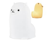 Fmzrbnih Animal- Silicone Llama Lamp, Multipurpose Squishy Nightlight, Portable Long Lasting Adjustable Brightness | Kids Nursery Bedroom Battery Operated Lamp Home Decor Soft Glow Reading Light