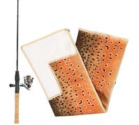 Fmzrbnih Funda protectora para cañas de pescar, 4 compartimentos, 84 cm, para barco, orilla, viaje, transporte, lago, río, exterior, Piel de corvina amarilla, ver descripción, Ver descripción