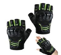 Fmzrbnih Guantes sin dedos | Guantes de Ciclismo,Equipo de Motocicleta Acolchado Transpirable Para Conducir Jardinería Al Aire Libre Senderismo Escalada Entrenamiento