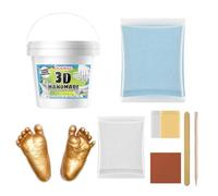 Fmzrbnih Hand Molds Casting Kit - 5.11x4.01x4.72in Family Hand Casting Kit, 3D Plaster Sculpture DIY Set | Souvenir Tools for Acción de Gracias Valentines Wedding Craft Keepsake Memory Gift