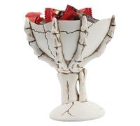 Fmzrbnih Haunted House - Caramelos de resina hecha a mano con esqueleto de 5,35 x 4,72 x 4,33 pulgadas para aperitivos portátiles de Halloween | Decoración para caramelos hecha a mano con calavera P