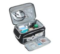 Fmzrbnih Home Health Bag - 11.4x7.6x6.8in Pill Bottle Organizer, Medicine Storage Case, Compaact Waterproof Travel Pharmacy Bag | Convenient Storage Solution for Easy Organization, Pills, Tablets