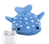 Fmzrbnih Monedero - Bolsa De Almacenamiento para Auriculares, Bolsa Portátil para Monedas | Cartera Versátil Boys con Cierre De Cremallera Bolsa De Plata para EC, Azul, 5,1x4,7