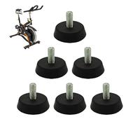 Fmzrbnih Patas ajustables para muebles, 6 elementos de protección ajustables que absorben los golpes. Pies de nivelación resistentes para armarios, escritorios, altavoces, mesas de comedor, taburetes
