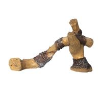 Fmzrbnih Rama de treptiles, ramas de reptiles para escalada, accesorios de resina de dragón barbudo | Rama de escalada de reptiles, accesorios para araña de serpiente dragón barbuda