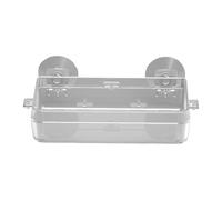 Fmzrbnih Reptil Food Bowl - Suction Cup Feeder Dish, Easy to Install Clear Anti-Escape Feeding & Water Bowl for Geckos Snakes Lizards | Portable Transparent Feeding Basin for Terrario Pets