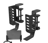 Fmzrbnih Side Desk Laptop Organizer - Non Drilling Adjustable Laptop Holder, Desktop Shelf | Long-Lasting Use Heat Dissipation Storage Organizer for Folders Magazines Offices Study Accessories