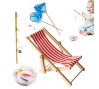 Fmzrbnih Small fishingRodtoy - 5-Piece Kids fishingGame Set, Portabletoy fishingRod, Portable Cute Kid fishingKit for Boys Girls | Fun Educational Miniature Fishingtoy for Dolls Bath Pool Playtime