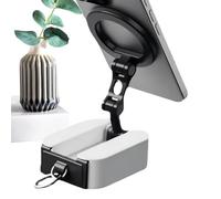 Fmzrbnih Soporte magnético para teléfono - Soporte magnético para teléfono de doble cara, montaje plegable de metal para teléfono móvil - Para Live Streaming navegación guía grabación vídeo