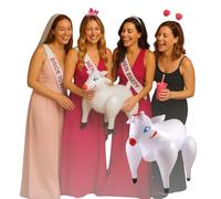 FNA FASHIONS® Juguete inflable de oveja de gran tamaño para despedidas de soltero adultos, 54 cm x 43 cm, accesorio perfecto para despedida de soltero.