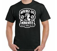 FNASVBOUO Karate Kid T-Shirt Mens Mr Myagi Do Cobra Kai Retro Training Top Gym Movie