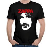 FNASVBOUO Men's Frank and Zappa T-Shirt Black