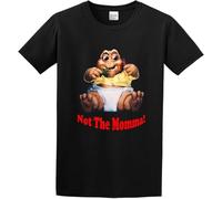 FNASVBOUO Men's Not The MoDinosaurs 90'S TV Baby Sinclair Men's T-Shirt Black